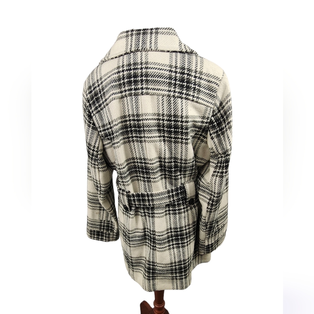 Croft & Barrow Button Coat With Belt Women's Large Petite - Picture 4 of 15